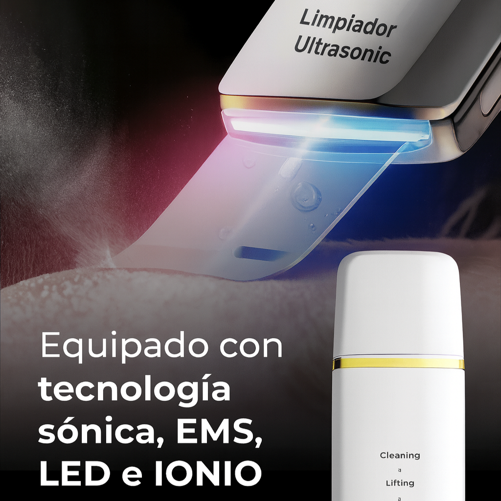Limpiador facial ultrasónico