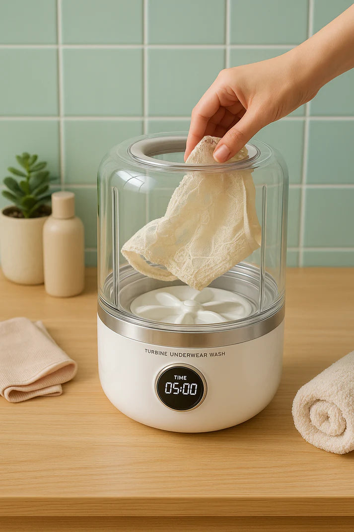 Mini Lavadora Portátil – Lava tu ropa en cualquier lugar (1L)